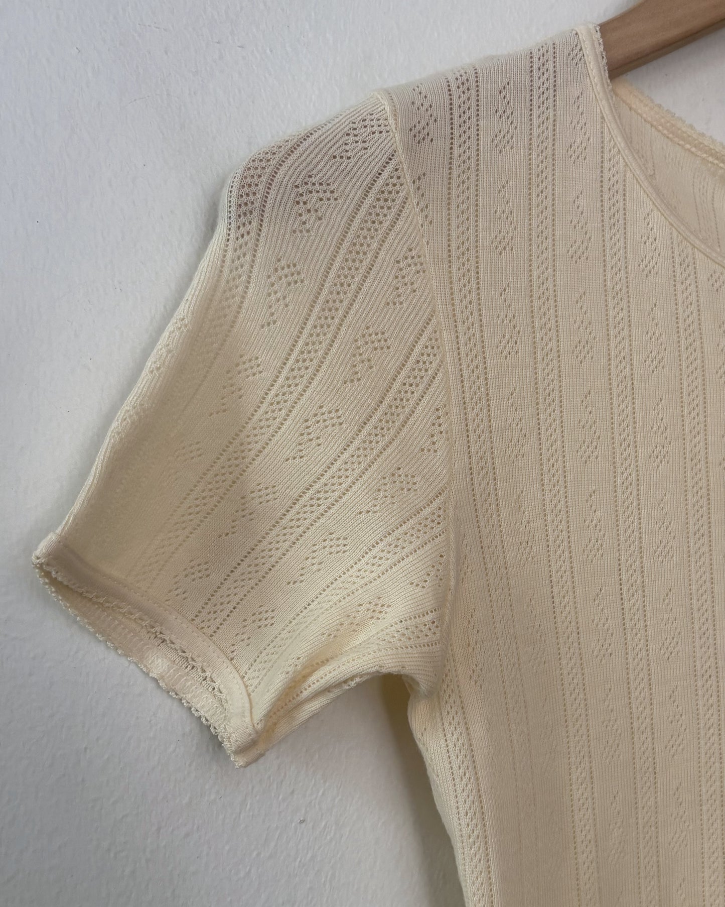 DKNY Pointelle Short Sleeve