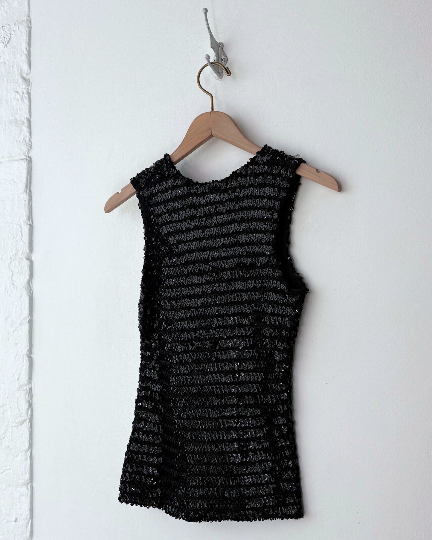 Bonwit Teller Sequined Tank