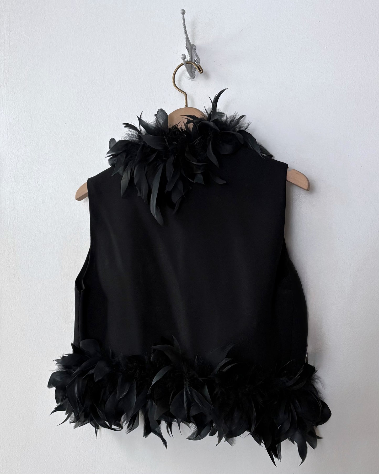 Saks Fifth Avenue Feather Vest
