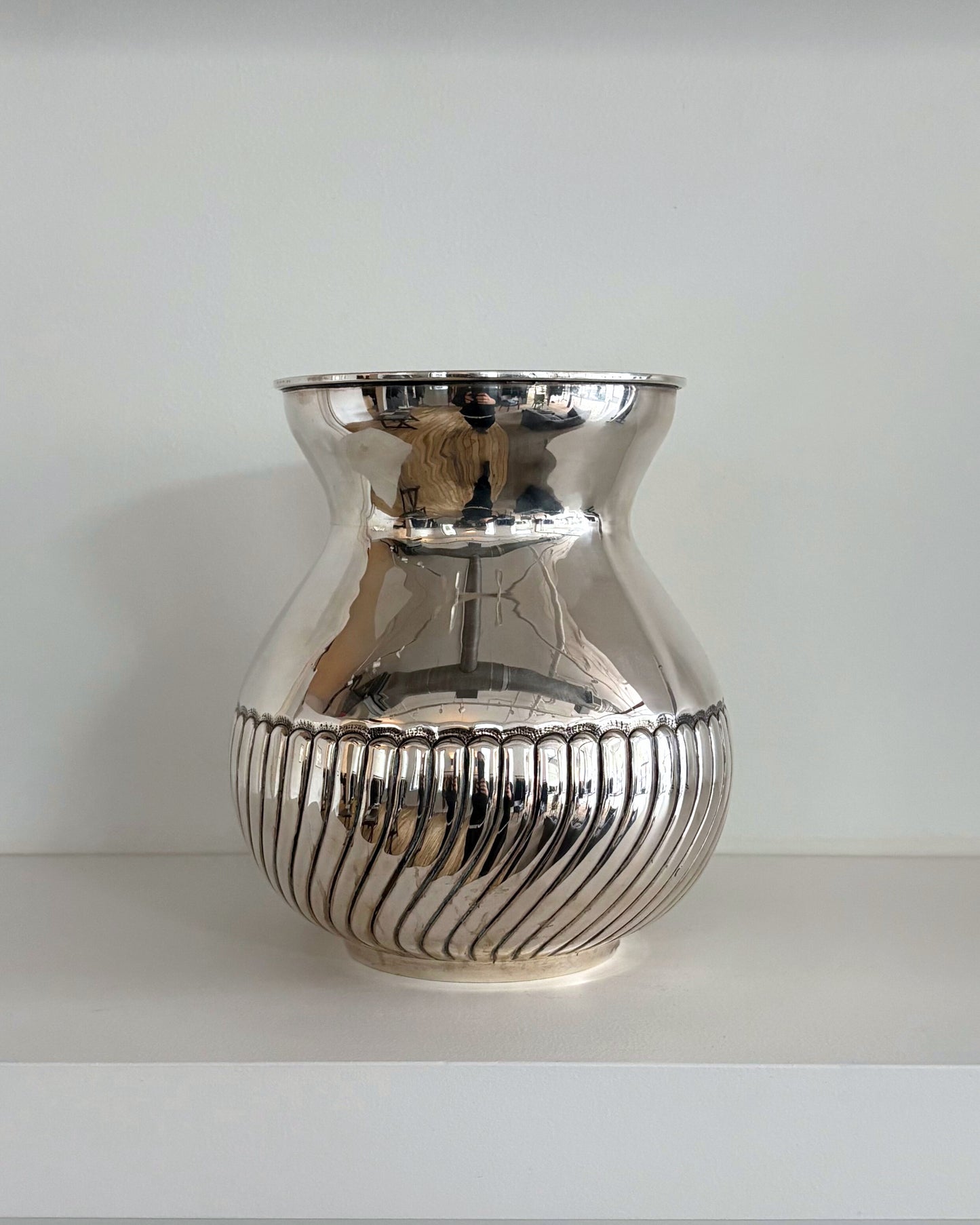 Italian Silver Vase