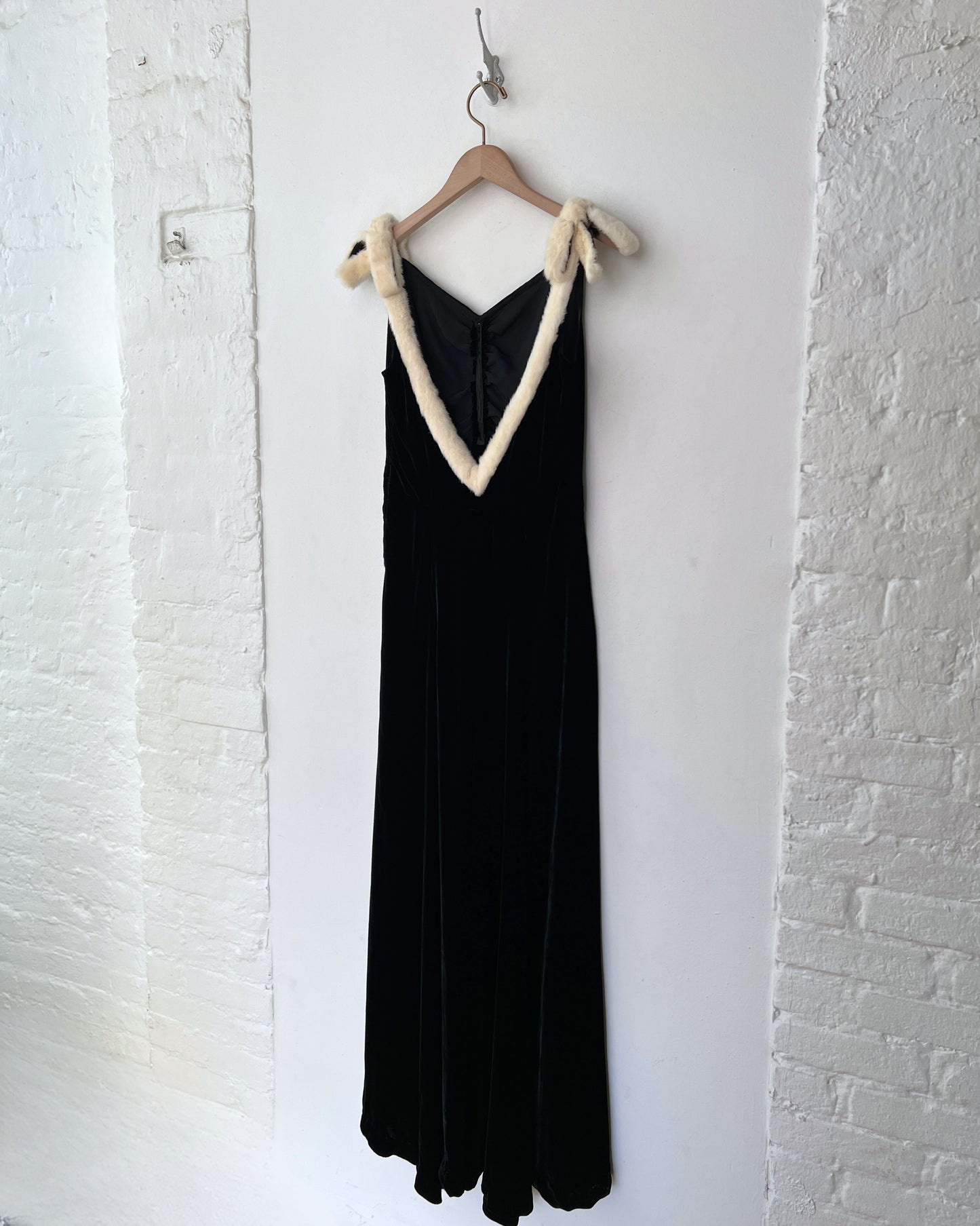 Antique Velvet Dress