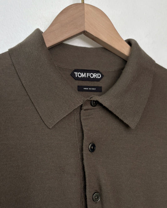 Tom Ford Long Sleeve Polo