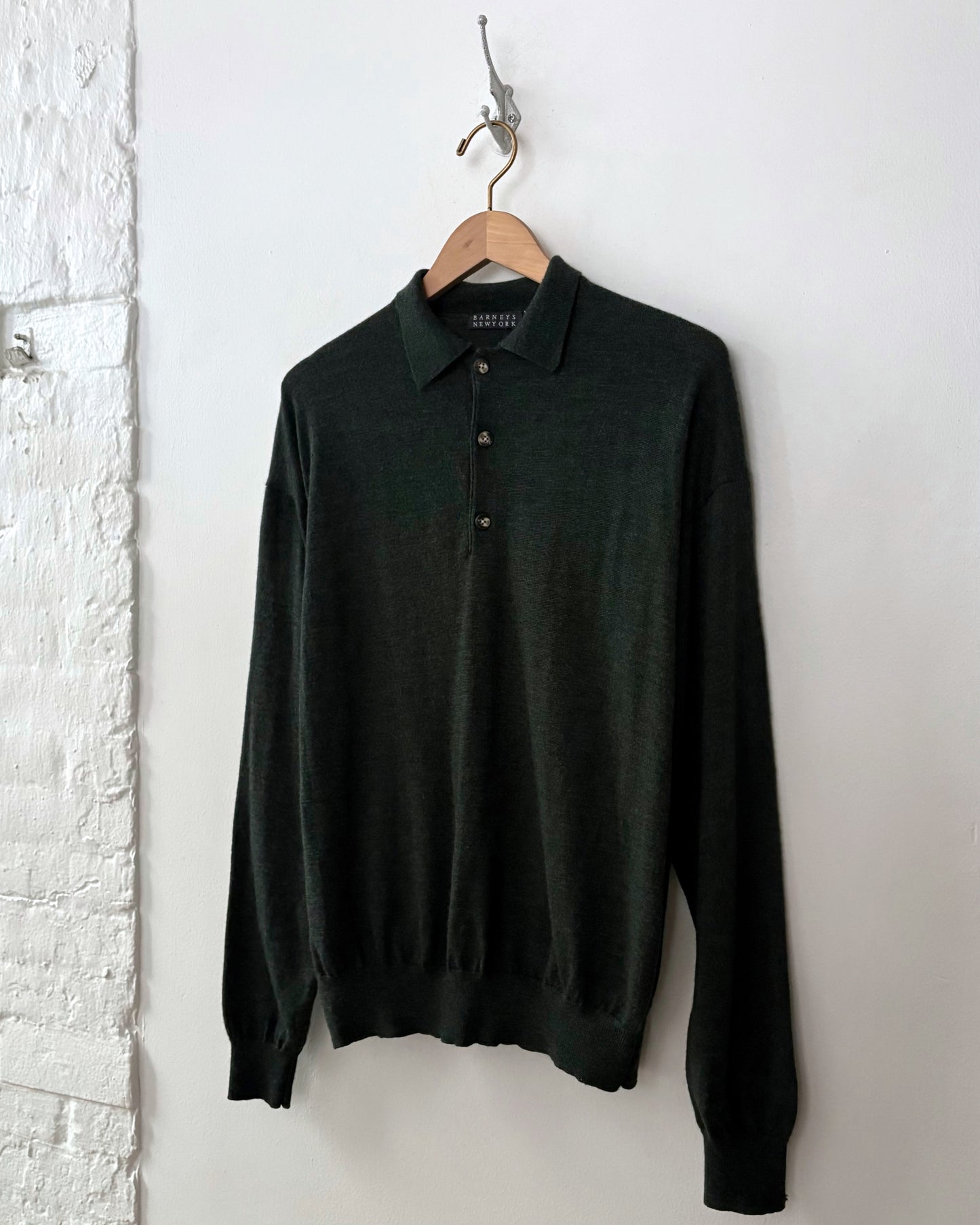 Barneys NY Long Sleeve Polo
