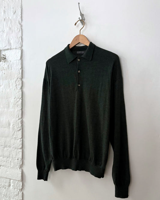 Barneys NY Long Sleeve Polo