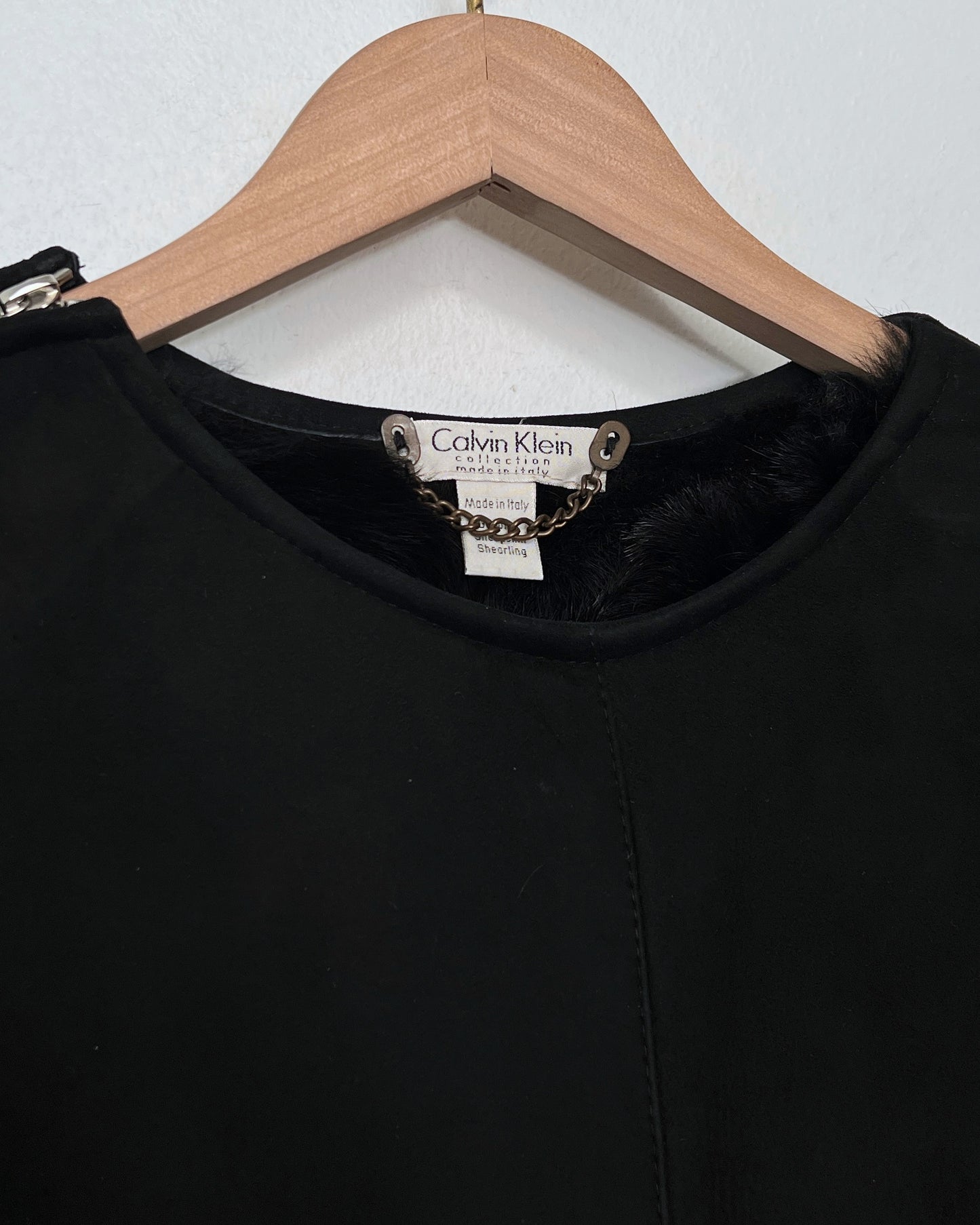 Calvin Klein Collection Shearling Tunic