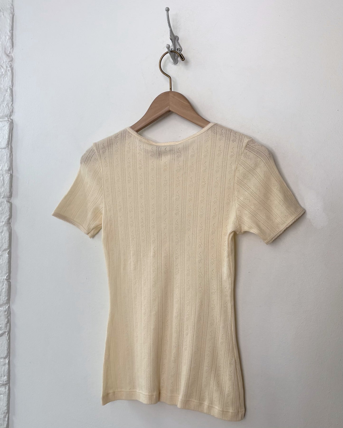 DKNY Pointelle Short Sleeve