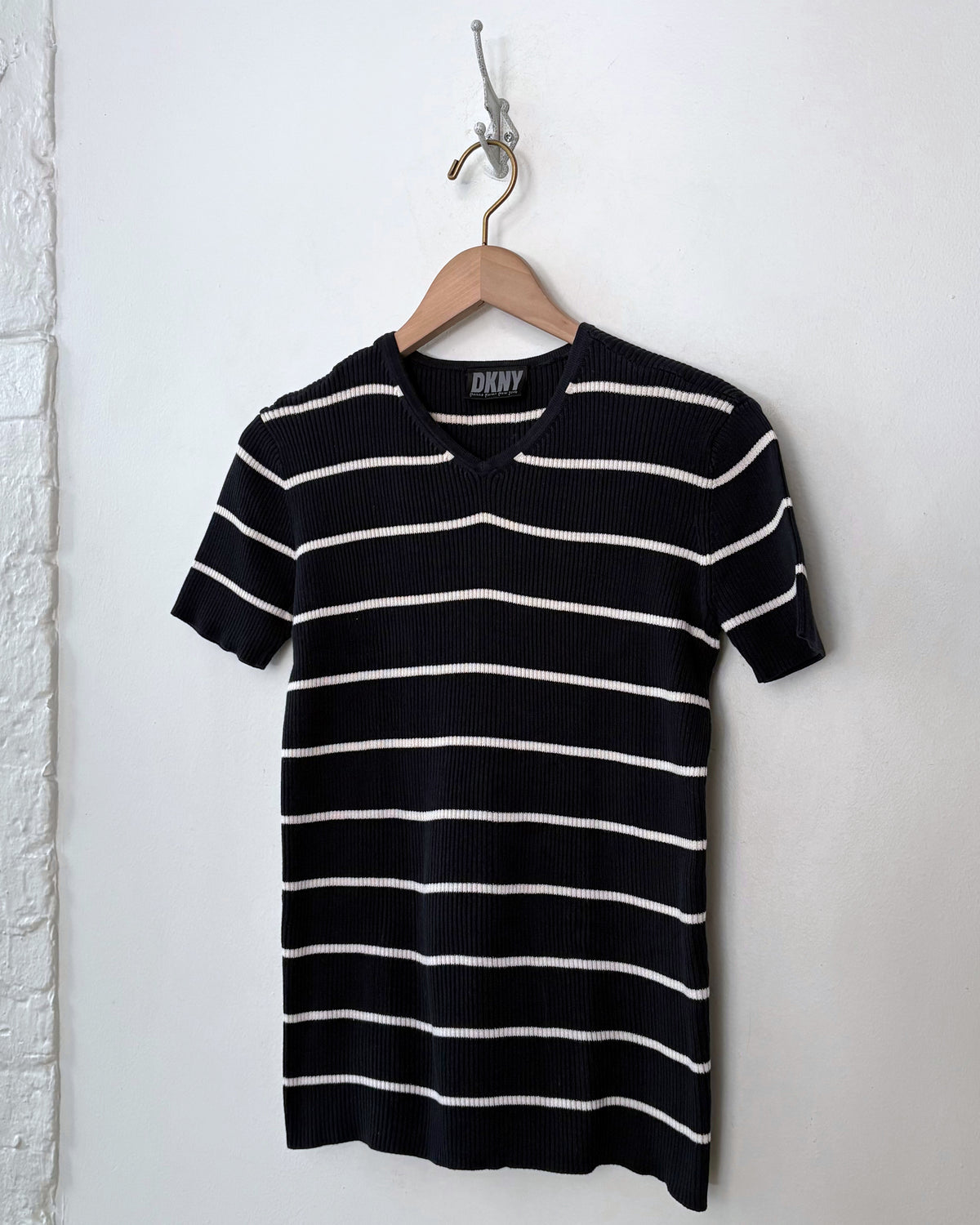 DKNY Ribbed Short Sleeve