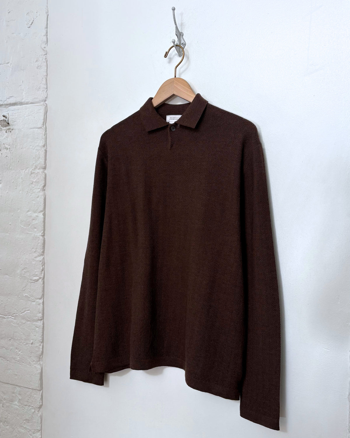 Barneys NY Long Sleeve Polo