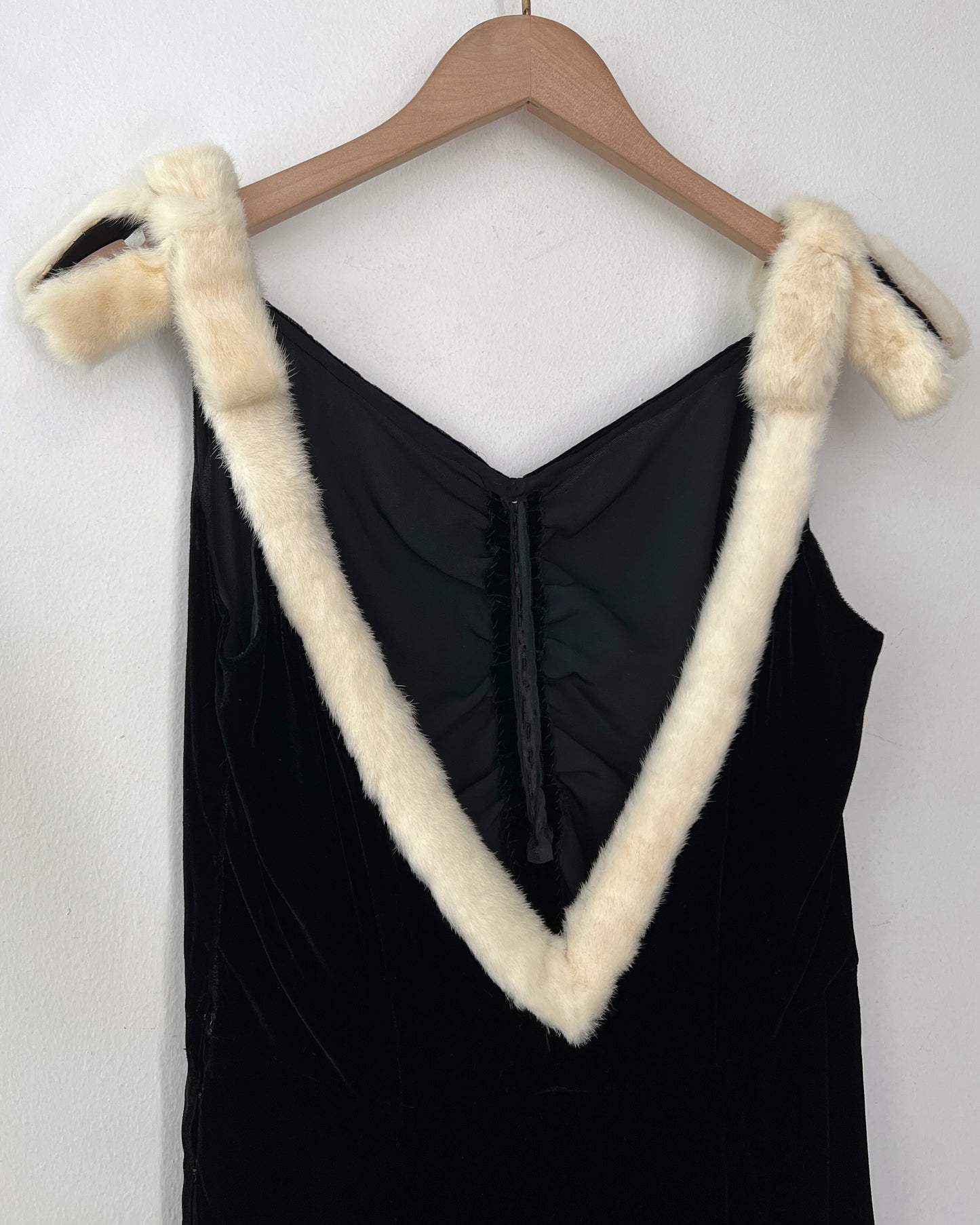 Antique Velvet Dress