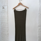 Krizia Ribbed Long Skirt 29"