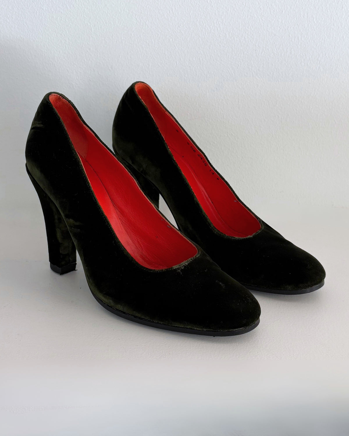 Robert Clergerie Velvet Pumps