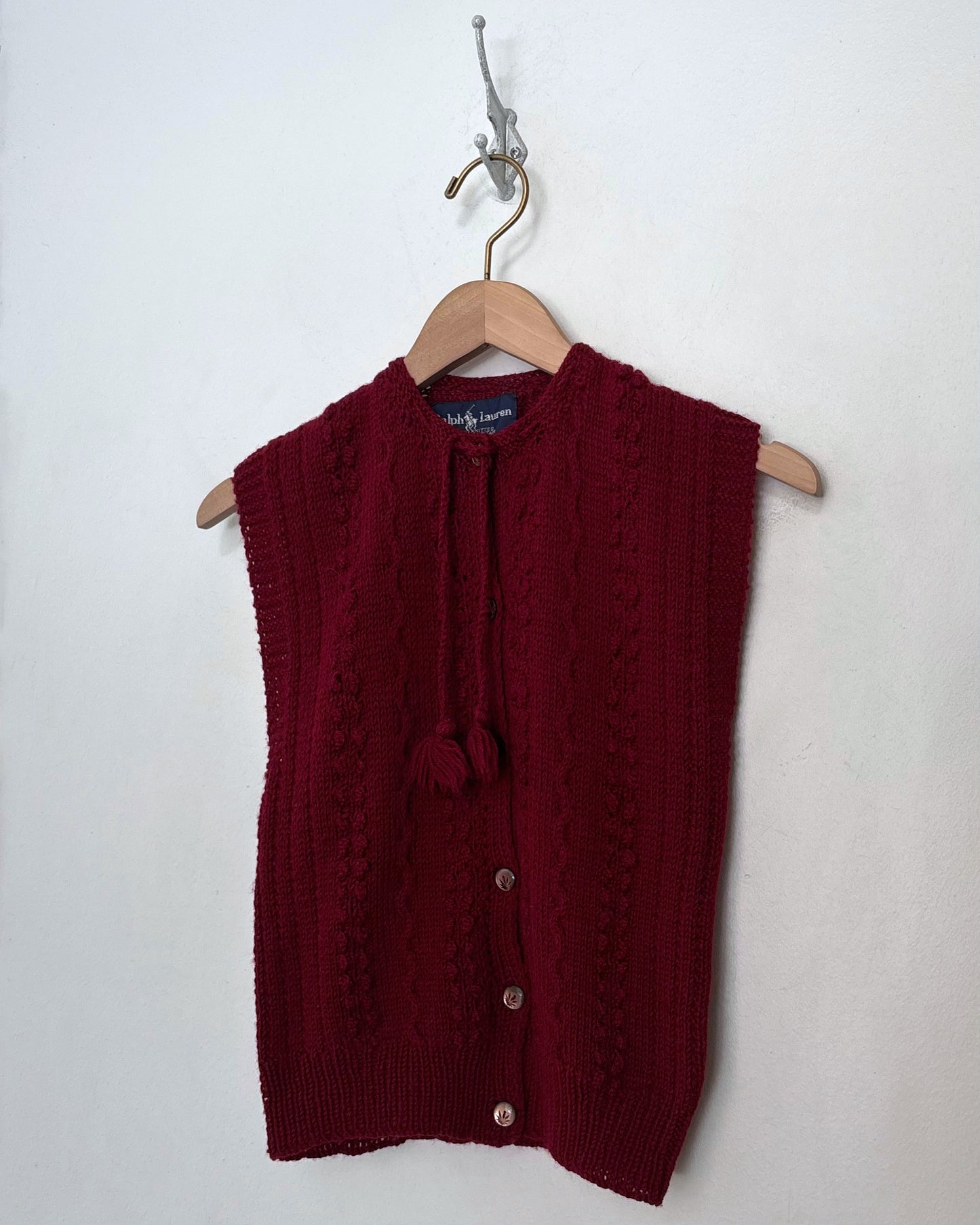 Ralph Lauren Hand Knit Vest