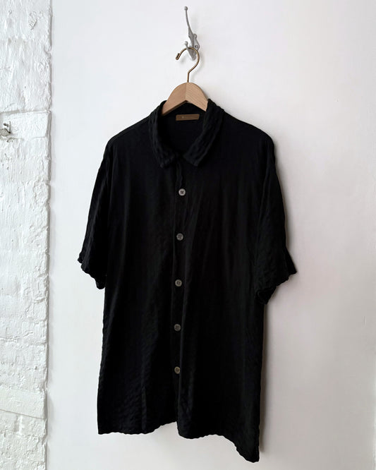 Y’s for men Short Sleeve Button Down