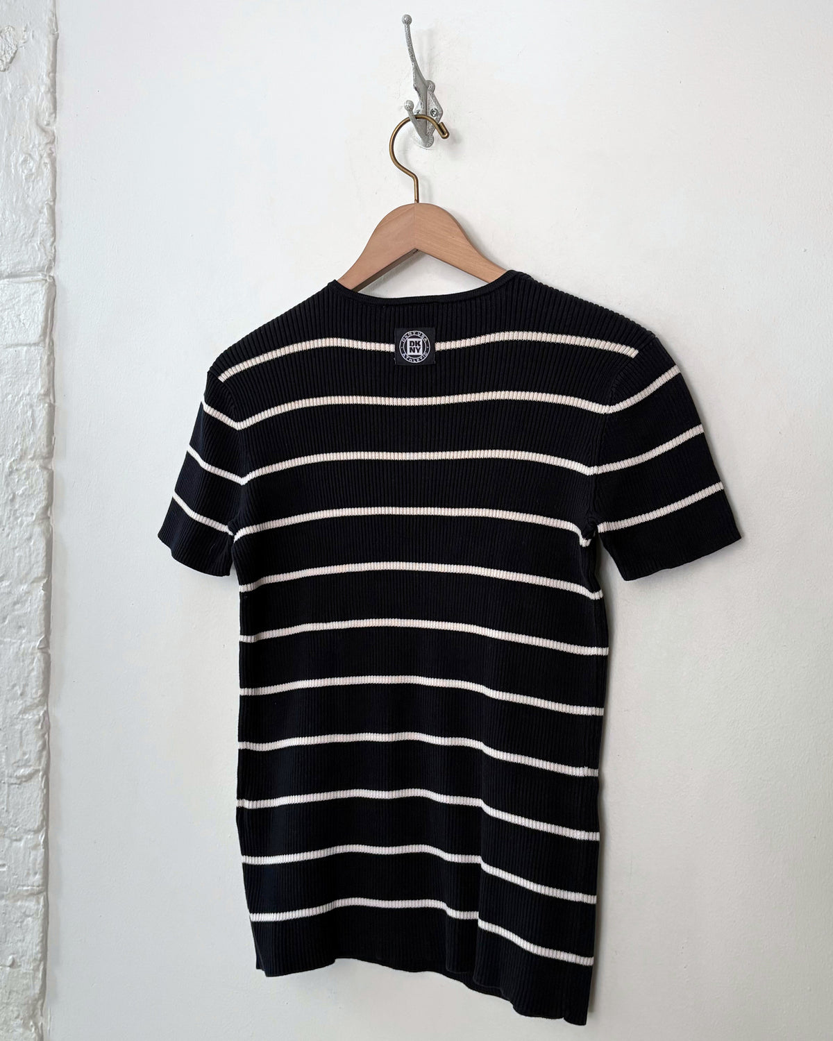 DKNY Ribbed Short Sleeve