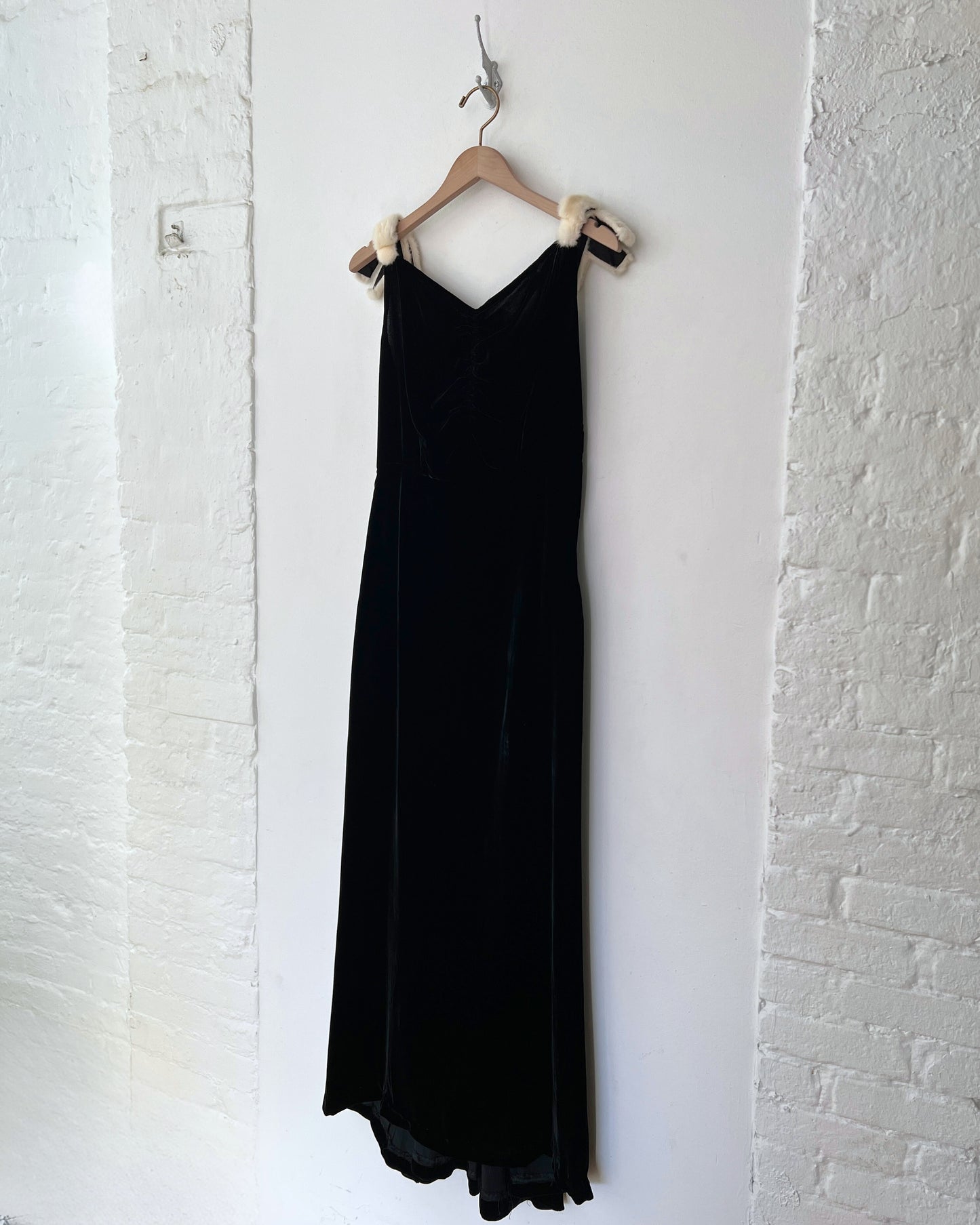 Antique Velvet Dress