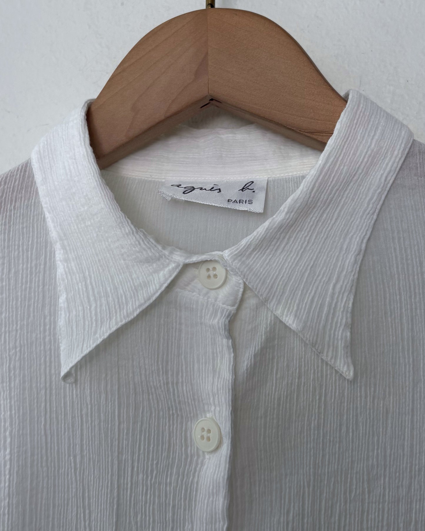Agnes B. Gauze Long Sleeve Blouse