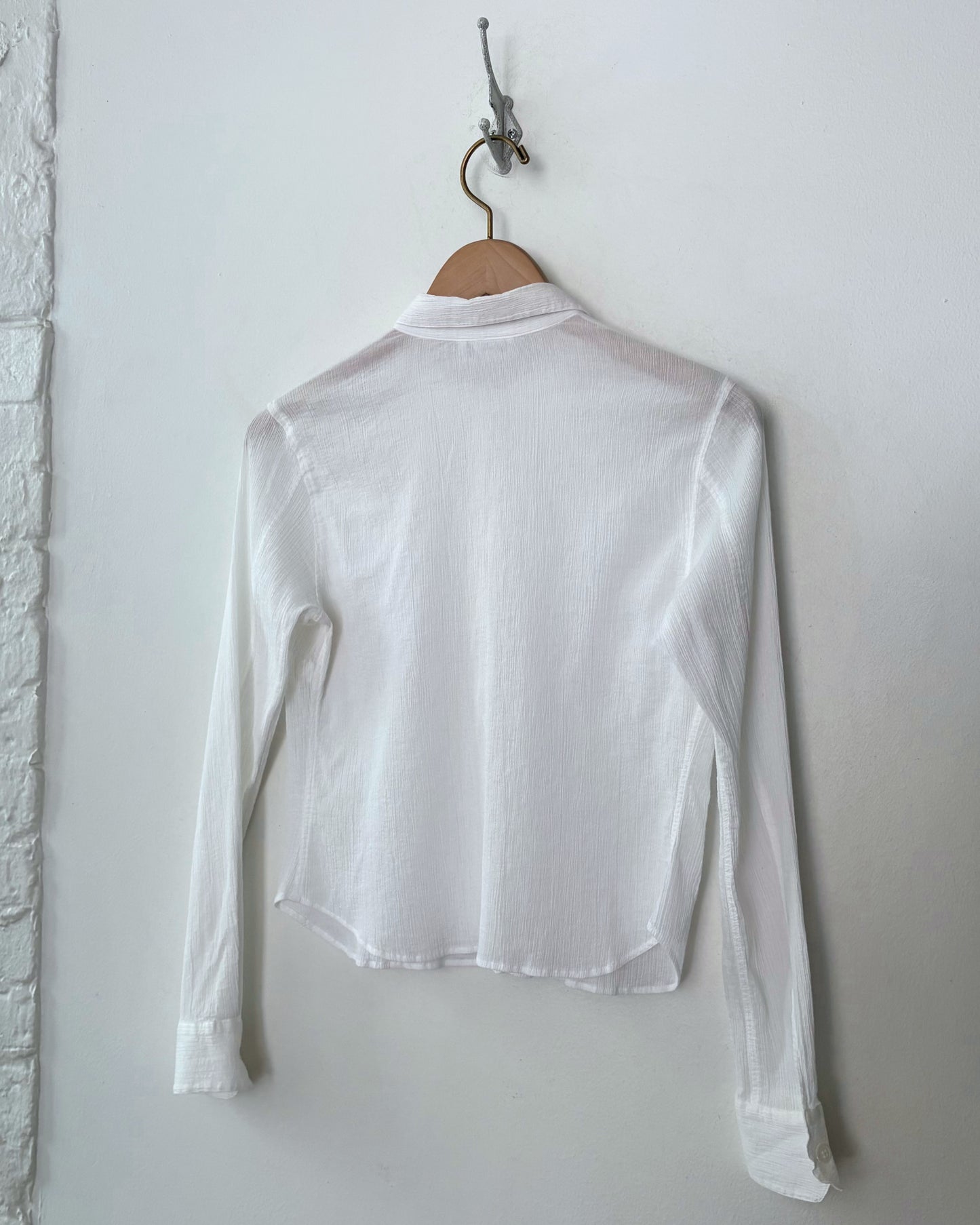 Agnes B. Gauze Long Sleeve Blouse