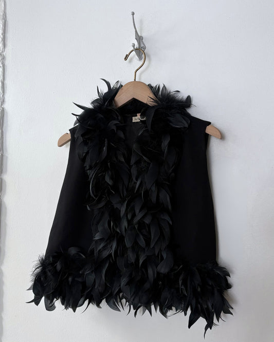 Saks Fifth Avenue Feather Vest