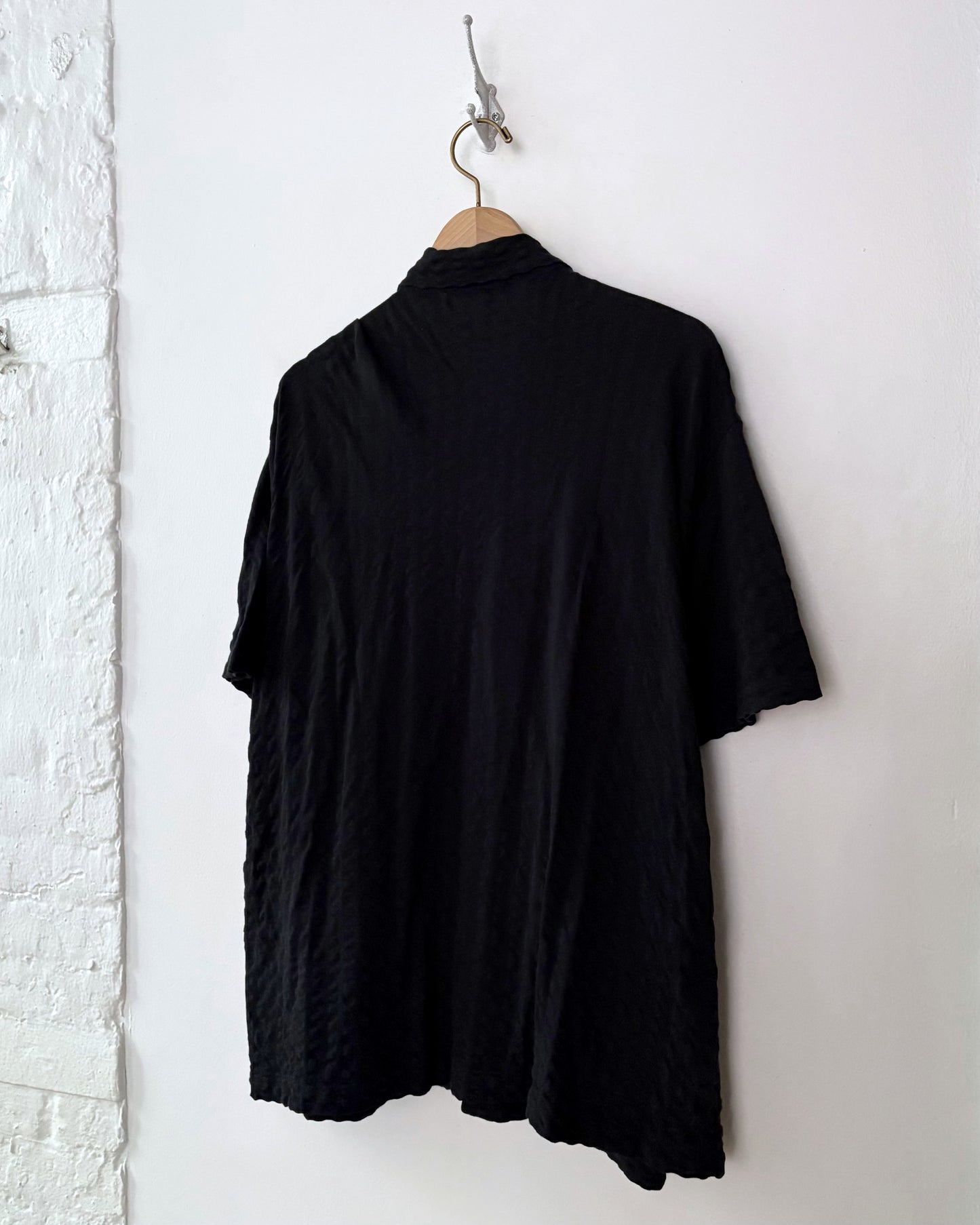 Y’s for men Short Sleeve Button Down