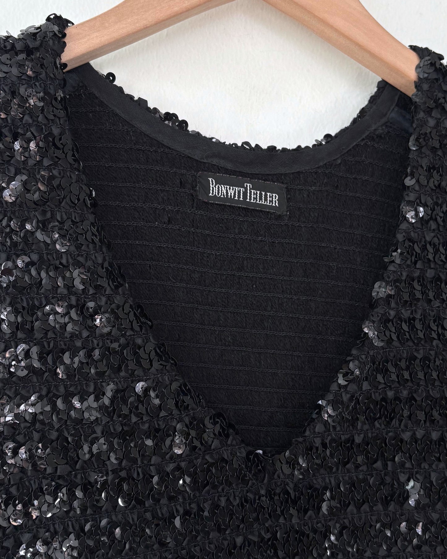 Bonwit Teller Sequined Tank