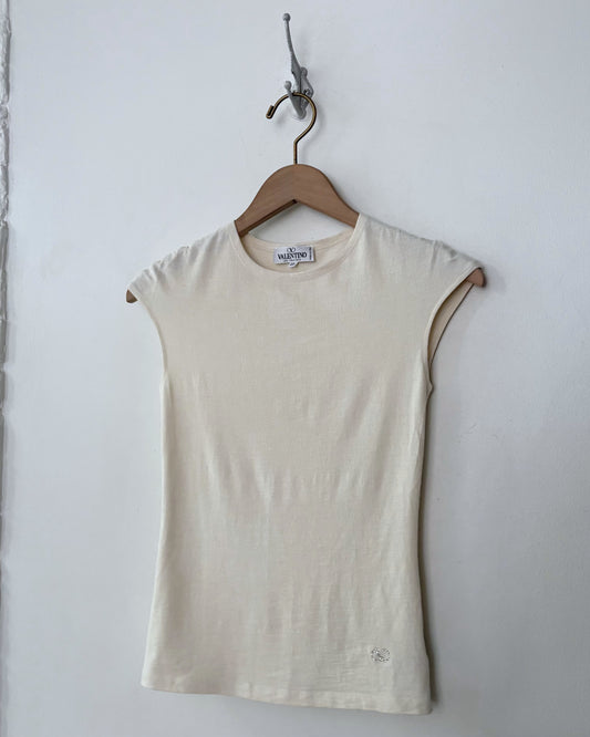 Valentino Cap Sleeve Blouse