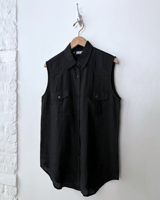 DKNY Sleeveless Blouse
