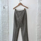 Sportmax Checkered Wool Pants 26"