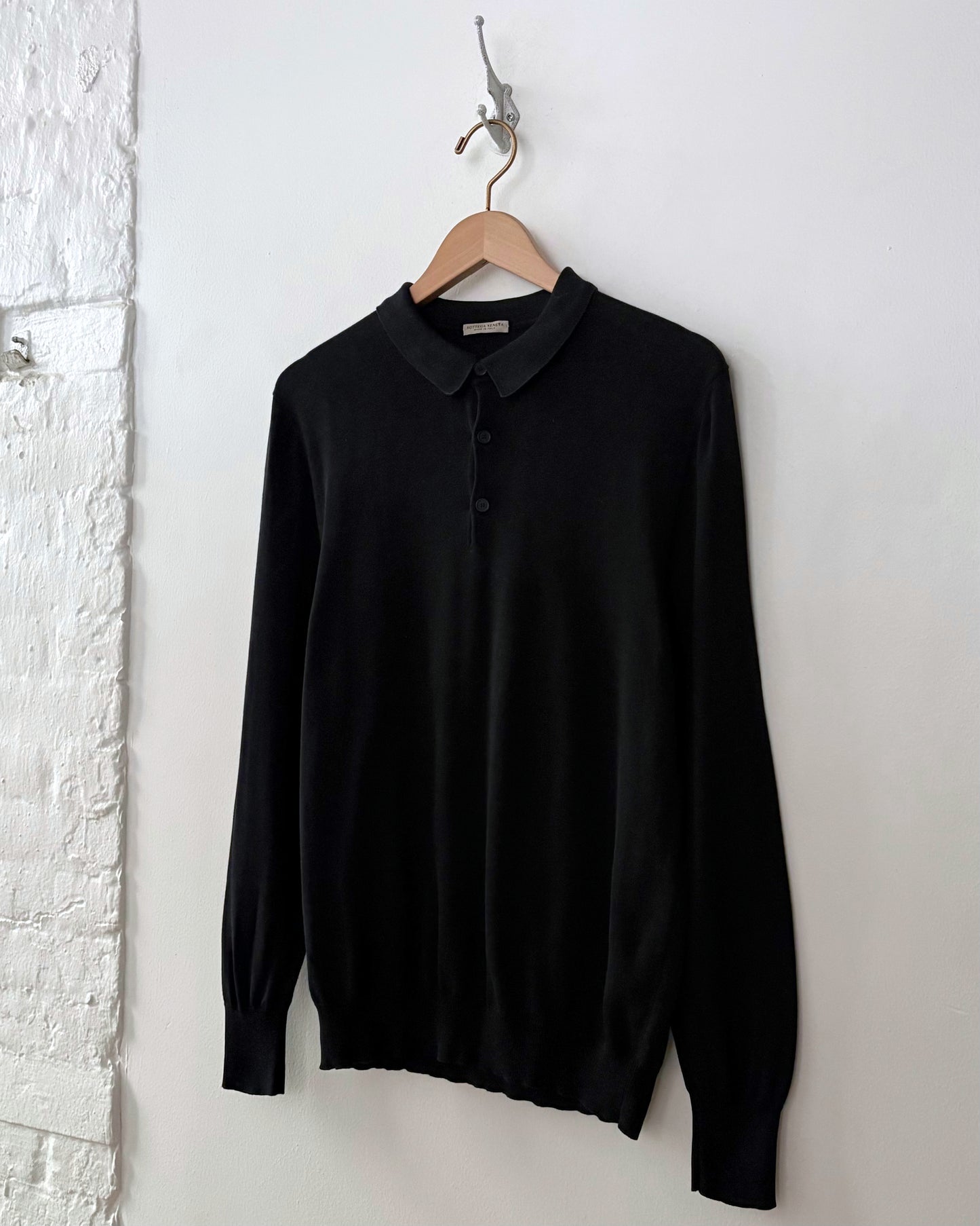 Bottega Veneta Long Sleeve Polo