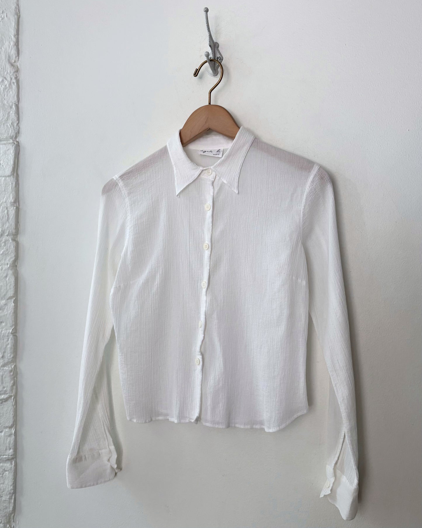 Agnes B. Gauze Long Sleeve Blouse