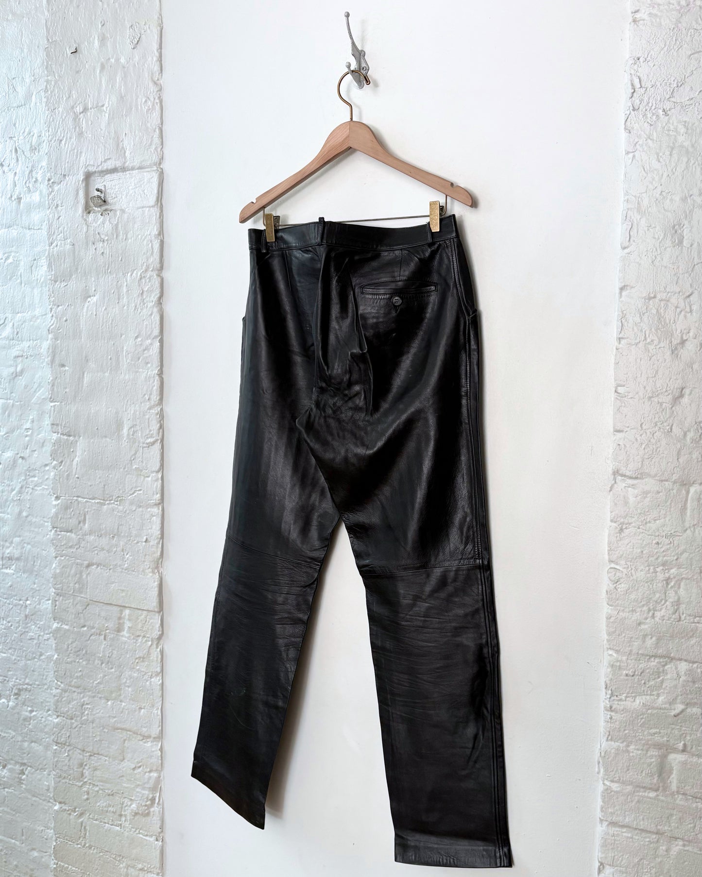Dolce & Gabbana Leather Pant 34"