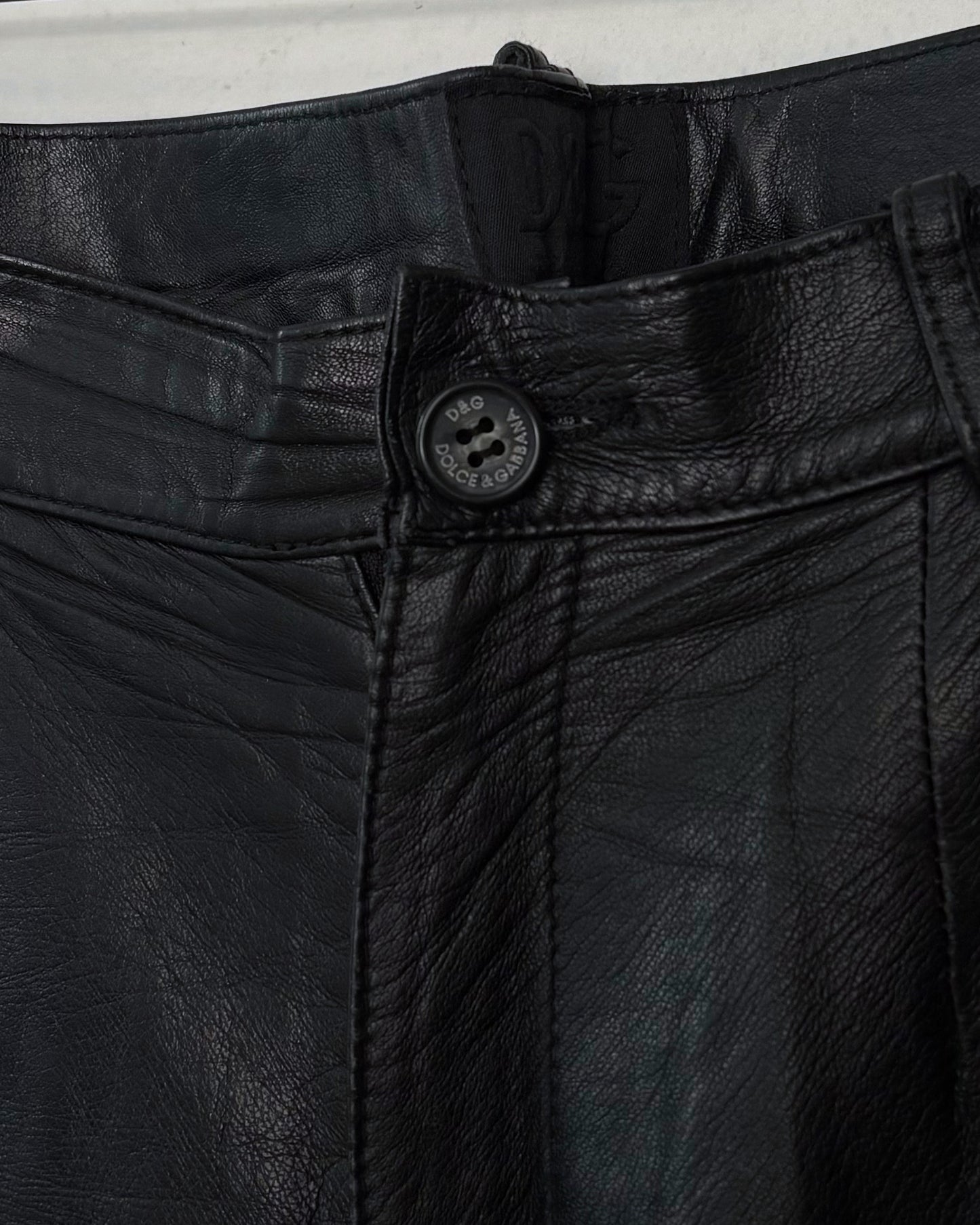 Dolce & Gabbana Leather Pant 34"