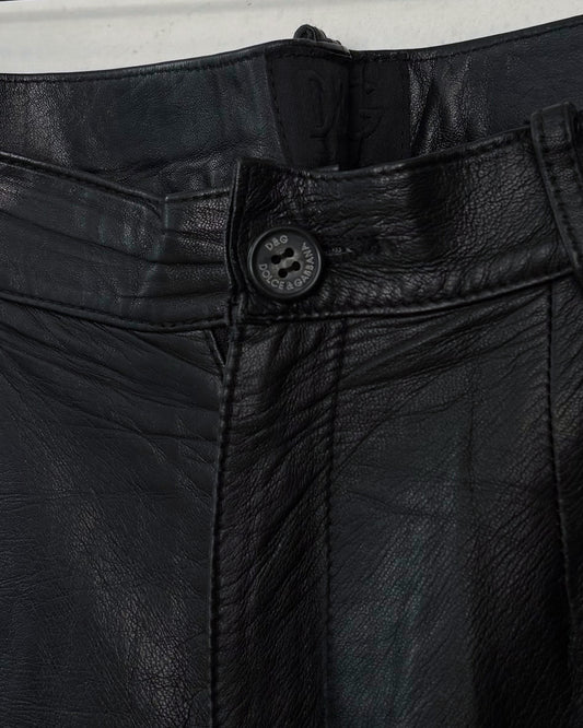 Dolce & Gabbana Leather Pant 34"